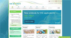 Desktop Screenshot of dbbiotech.com